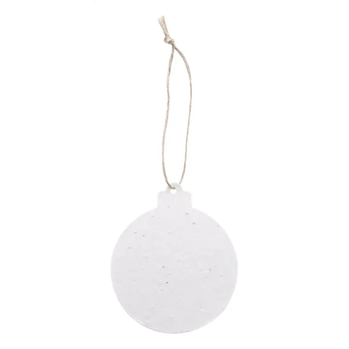 Custom seed paper Christmar tree ornament round - AP716922 (ANDA#A)